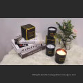 Luxury Scented Black Glass Candle